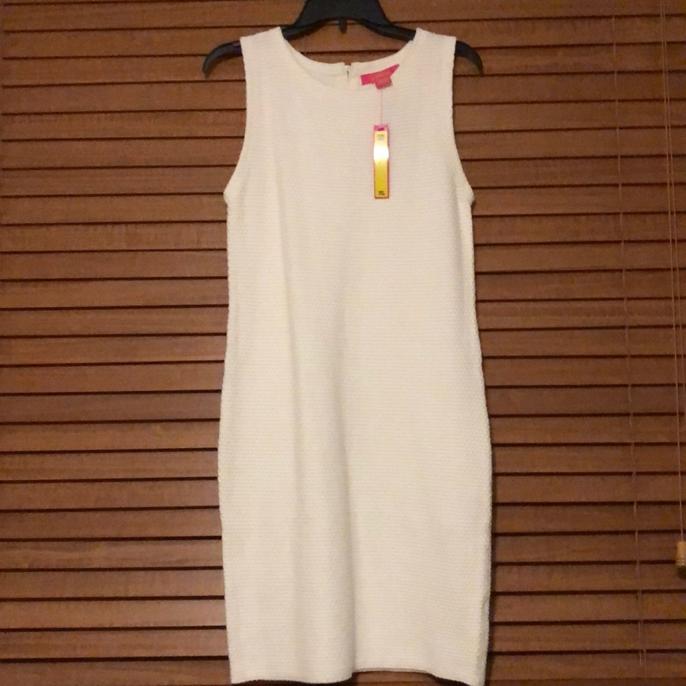 NWT Catherine MaLandRino waffle knit sheath dress